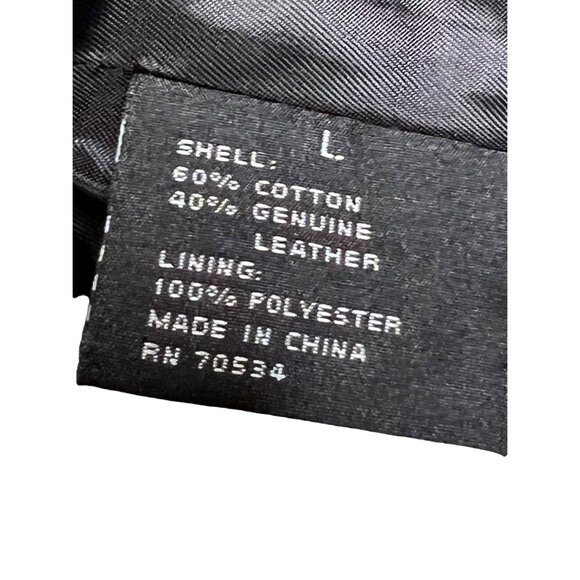 H & D Classic Leather Collection Women’s Large Motorcycle Jacket - Picture 16 of 16